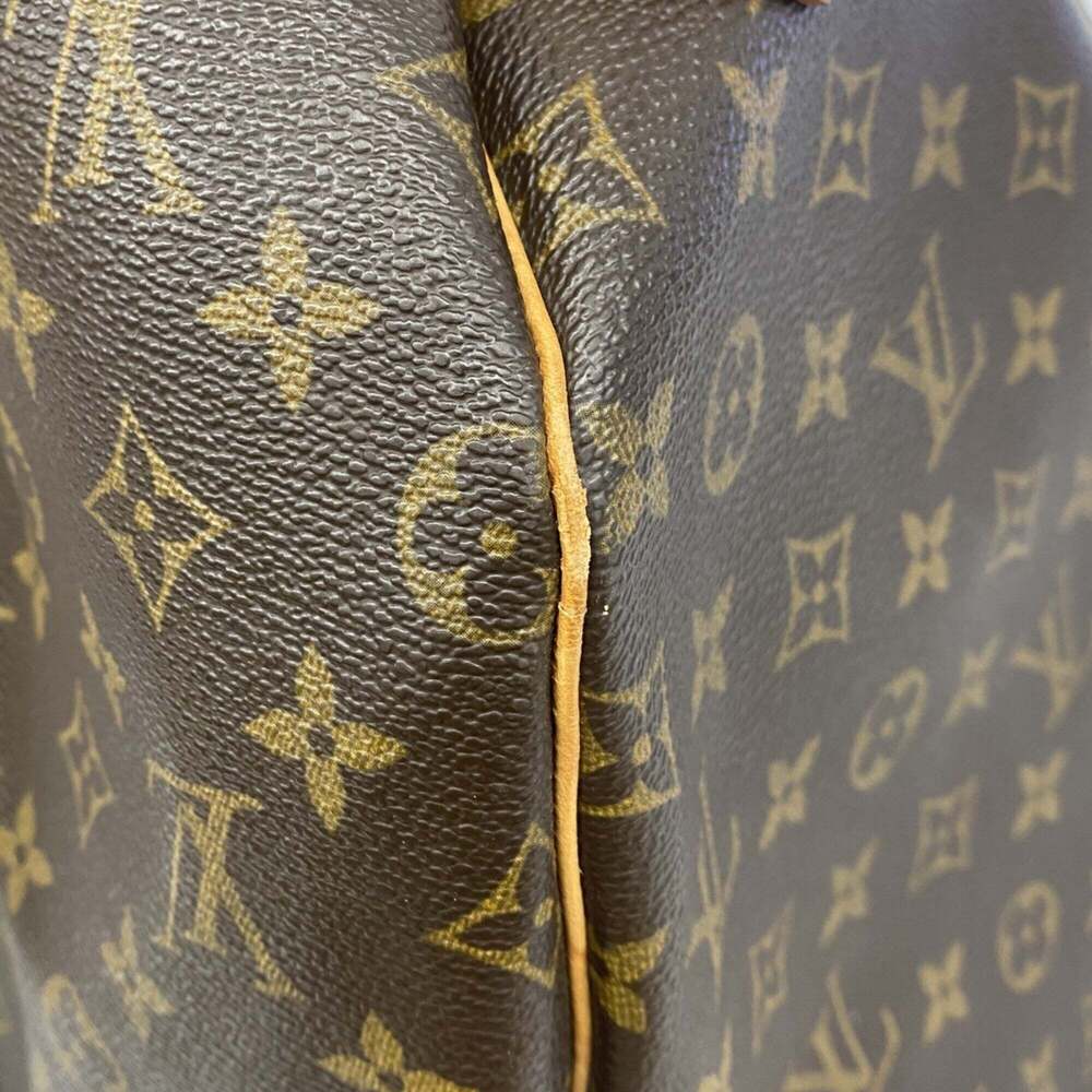 LOUIS VUITTON Brown Monogram Keepall 55 Boston Bag - Picture 12 of 13
